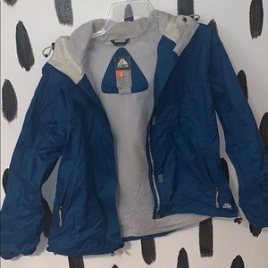 Medium blue Nike rain jacket